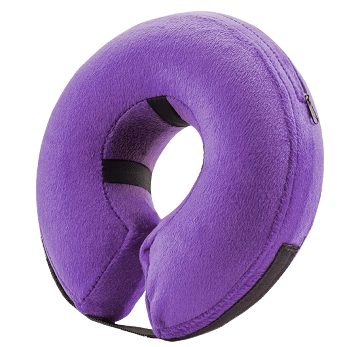 BENCMATE inflatable dog cone collar shown from the front.