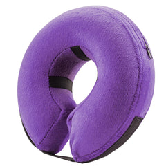 BENCMATE inflatable dog cone collar shown from the front.