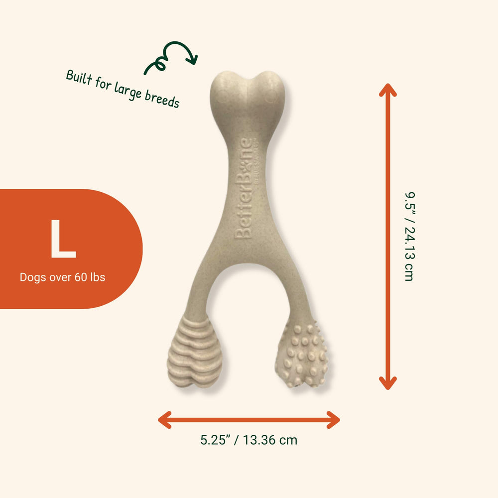 BetterBone Large dog chew shown from an alternate angle.