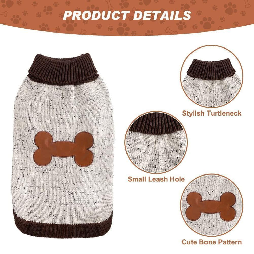 BINGPET large dog sweater shown from the side.