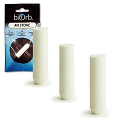 biOrb Air Stone Replacement three-pack shown together as aquarium replacement parts.