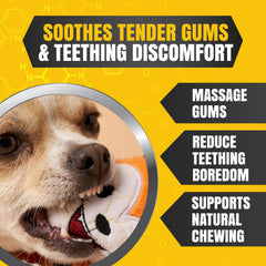 Bite Force Dog Chew Toys presented as a gift for a dog owner.