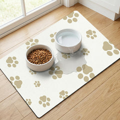Blkjsgly Pet Feeding Mat shown from a side angle.