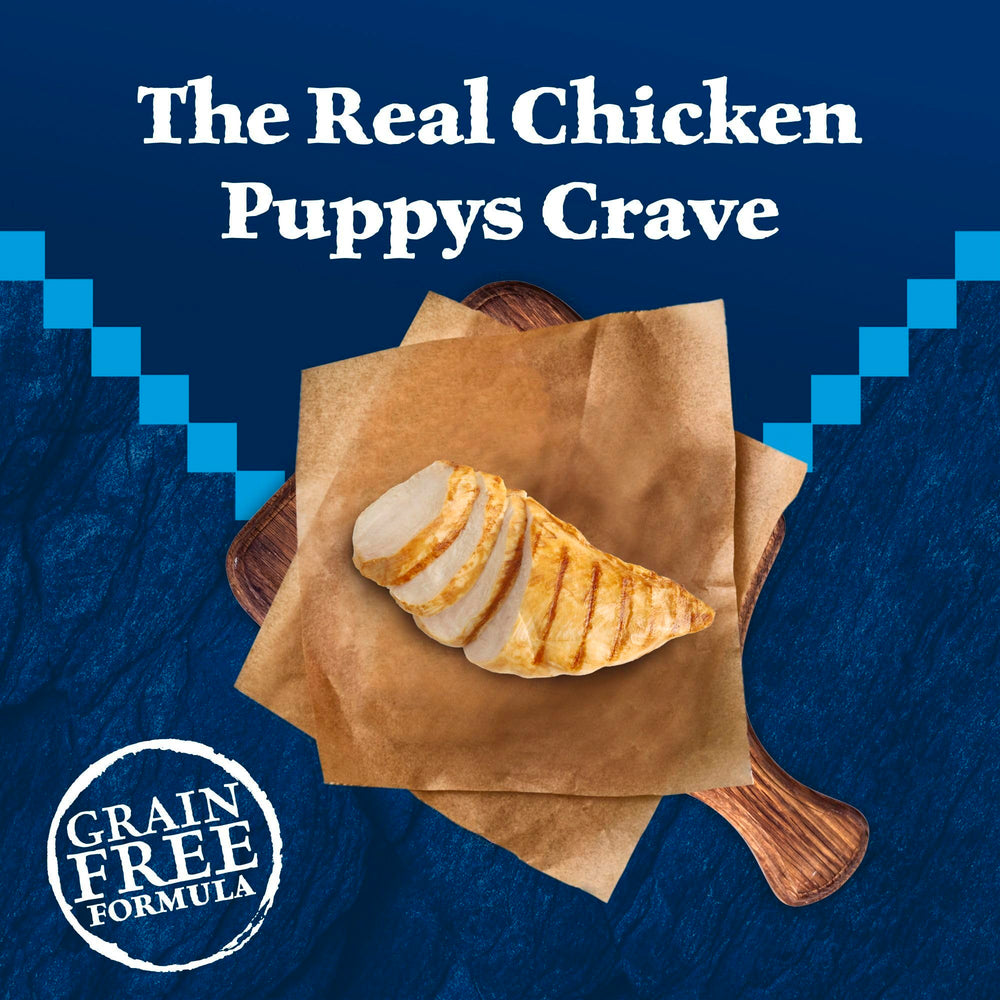 Blue Buffalo Wilderness Puppy Dry Dog Food featuring LifeSource Bits.
