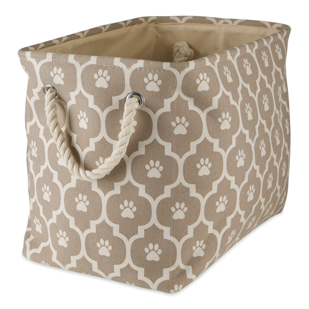 Bone Dry pet storage bin shown from an angled view to show its rectangular shape.