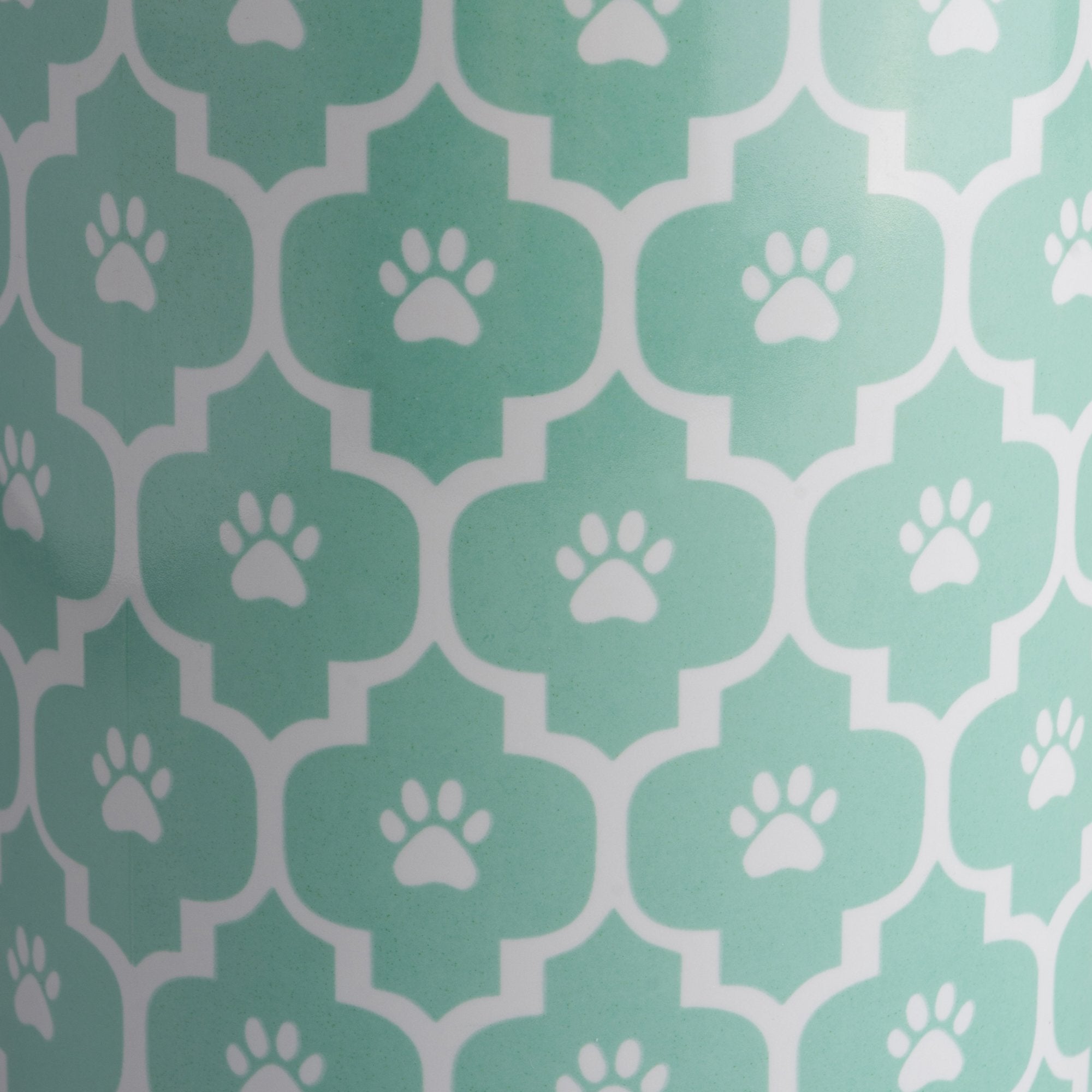 Bone Dry Pet Treat Jar shown with its bamboo lid in focus.
