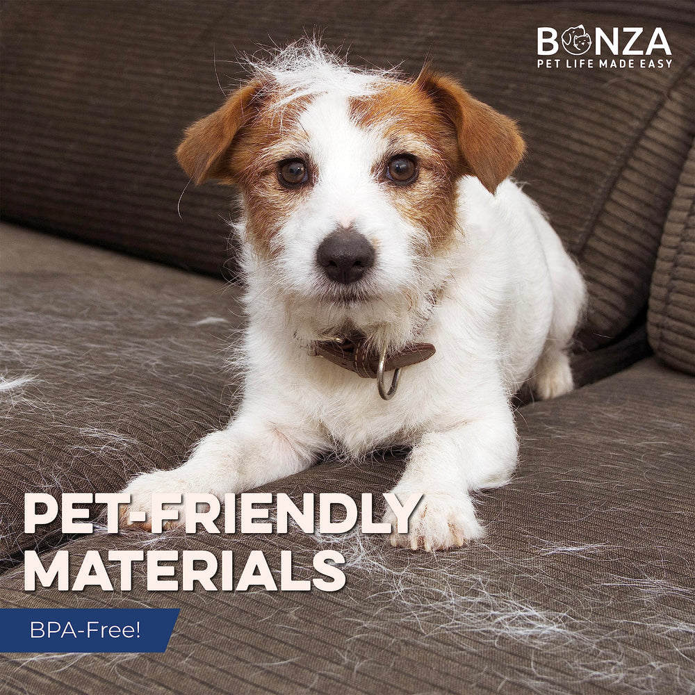 Bonza Silicone Dog Brush being used to groom a cat.