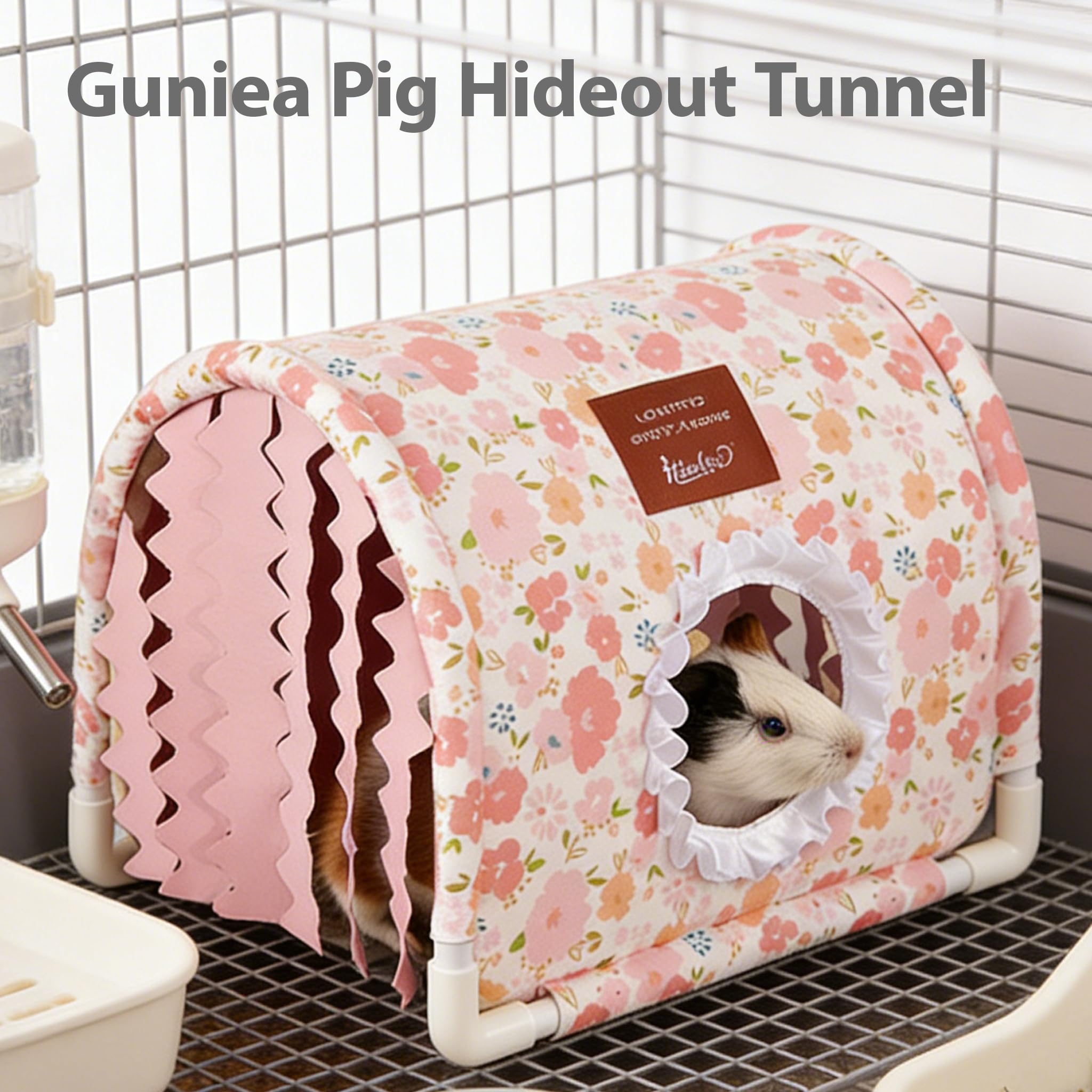 BShasrlim hideout tunnel showing the PVC tube at one end.