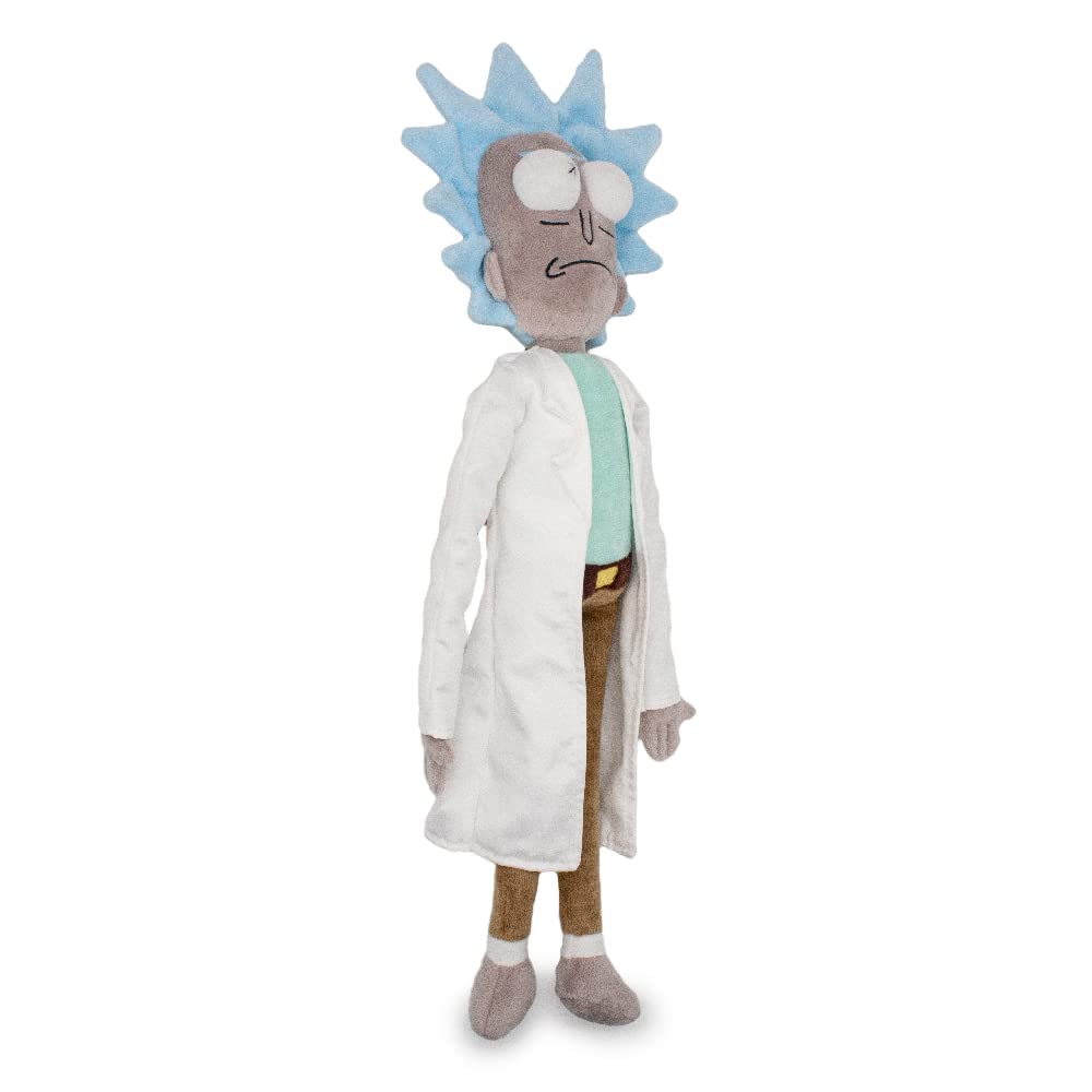 Buckle-Down Rick and Morty dog toy highlighting the Rick character design.