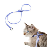 BuddyArmor cat harness shown from the front in Blurple.