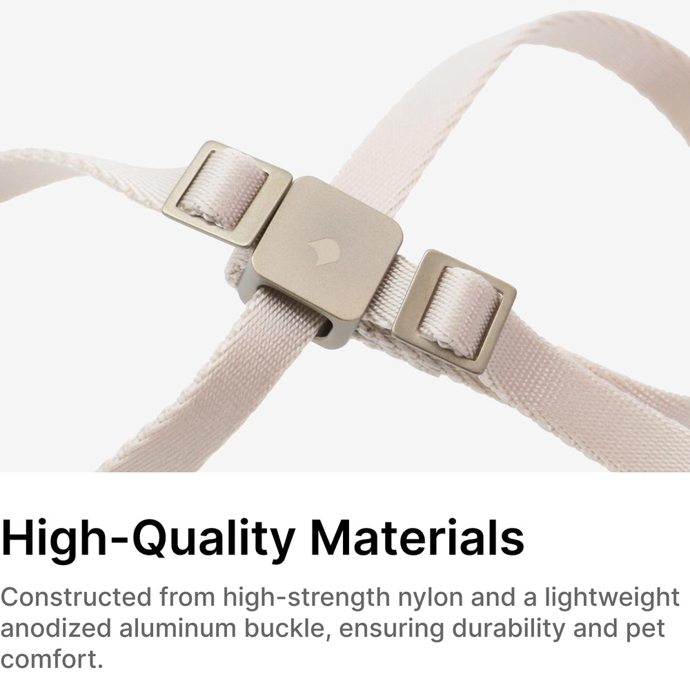 BuddyArmor cat harness showing the open circular ring design.