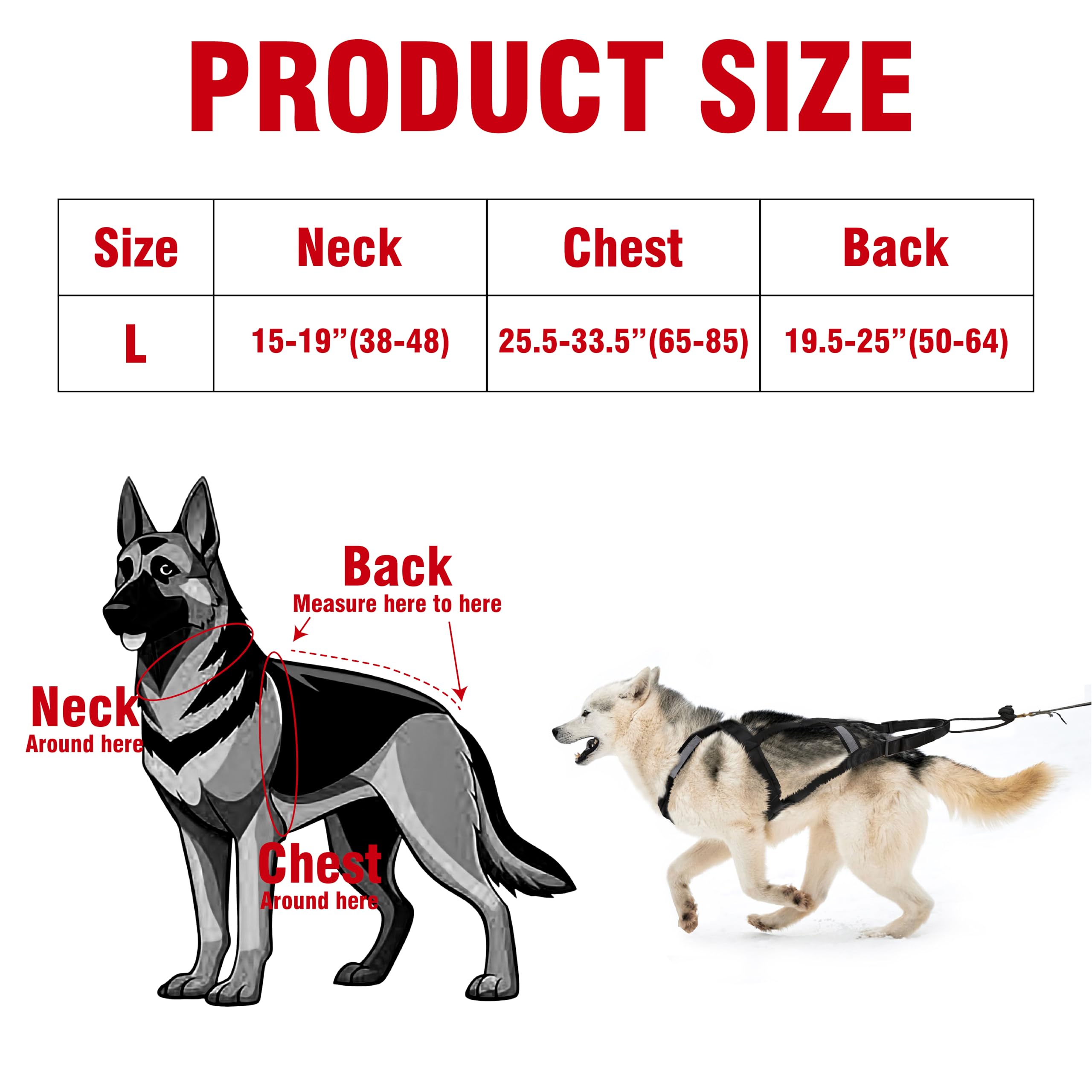 BuleVina Dog Pulling Harness showing its X-back construction.