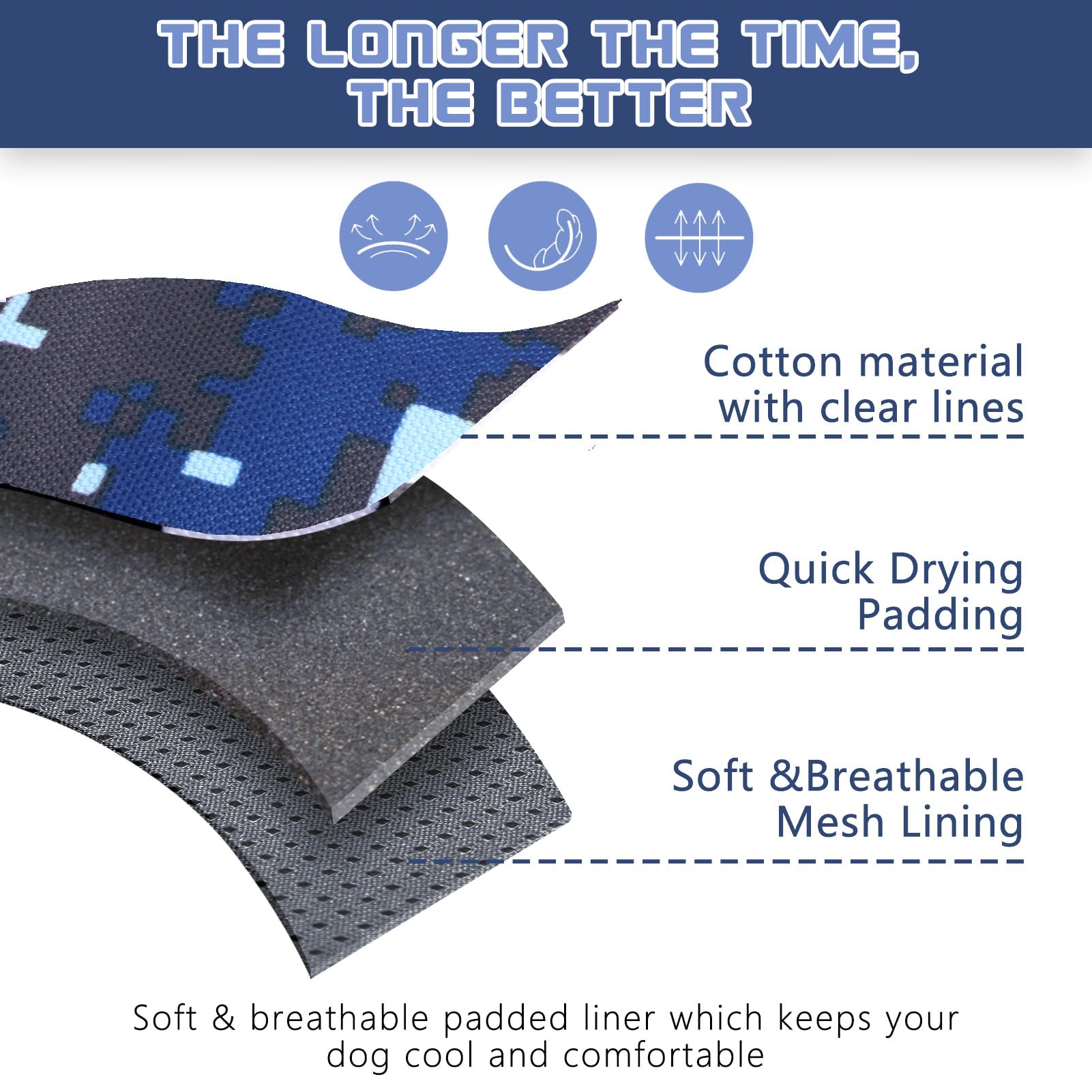BUMBIN tactical dog harness showing its side MOLLE panels and hook-and-loop areas.