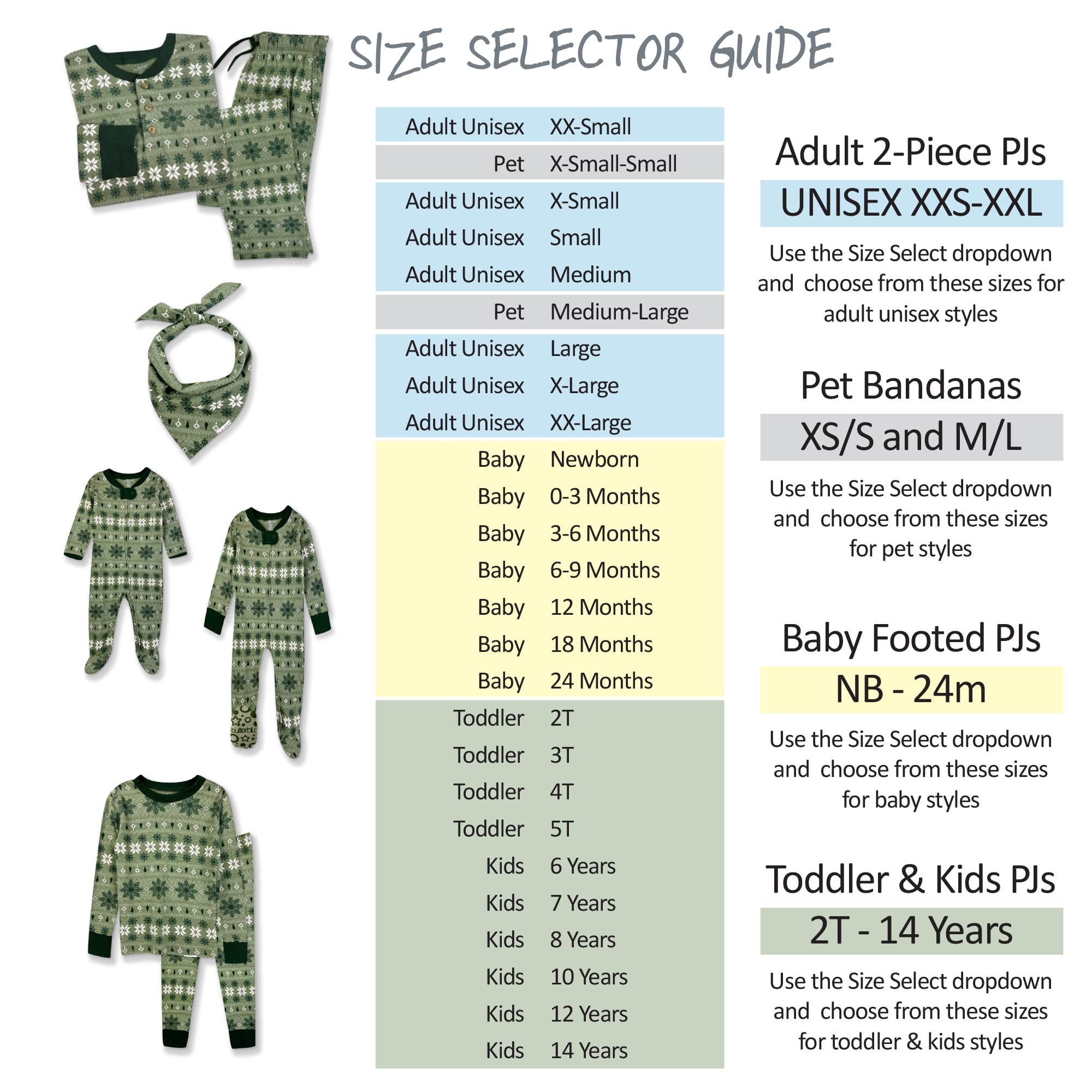 Butterblu adult pajama set with a henley top and matching bottoms.