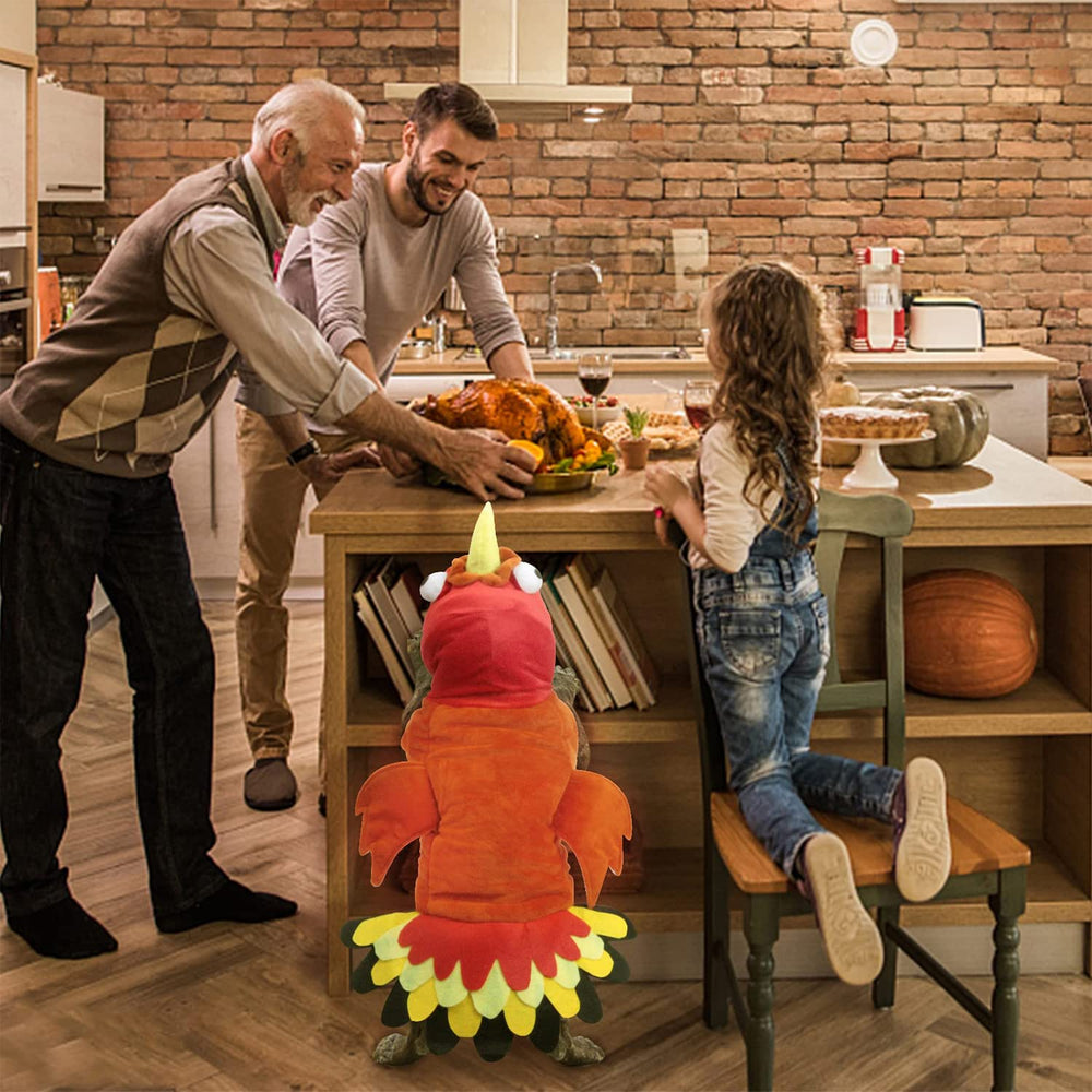 BWOGUE Dog Turkey Costume extra-large size measurements.