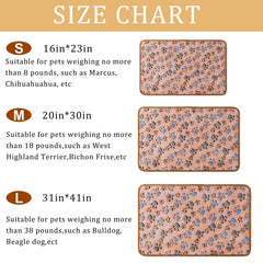 CADONO pet blanket detail featuring the paw print design.
