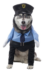 California Costumes Guard Dog Costume shown from the front with its shirt and visor cap.