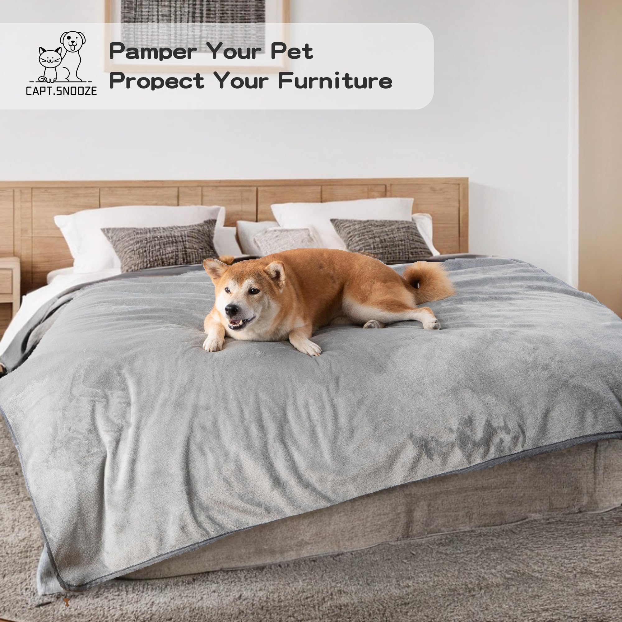 CAPT.SNOOZE waterproof blanket shown in its available color options.