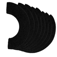 caqeaus carbon filters shown from the front as a replacement filter product.