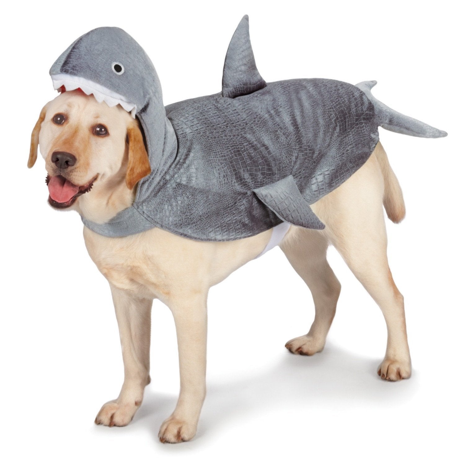 Casual Canine Gray Shark Costume shown from the front.