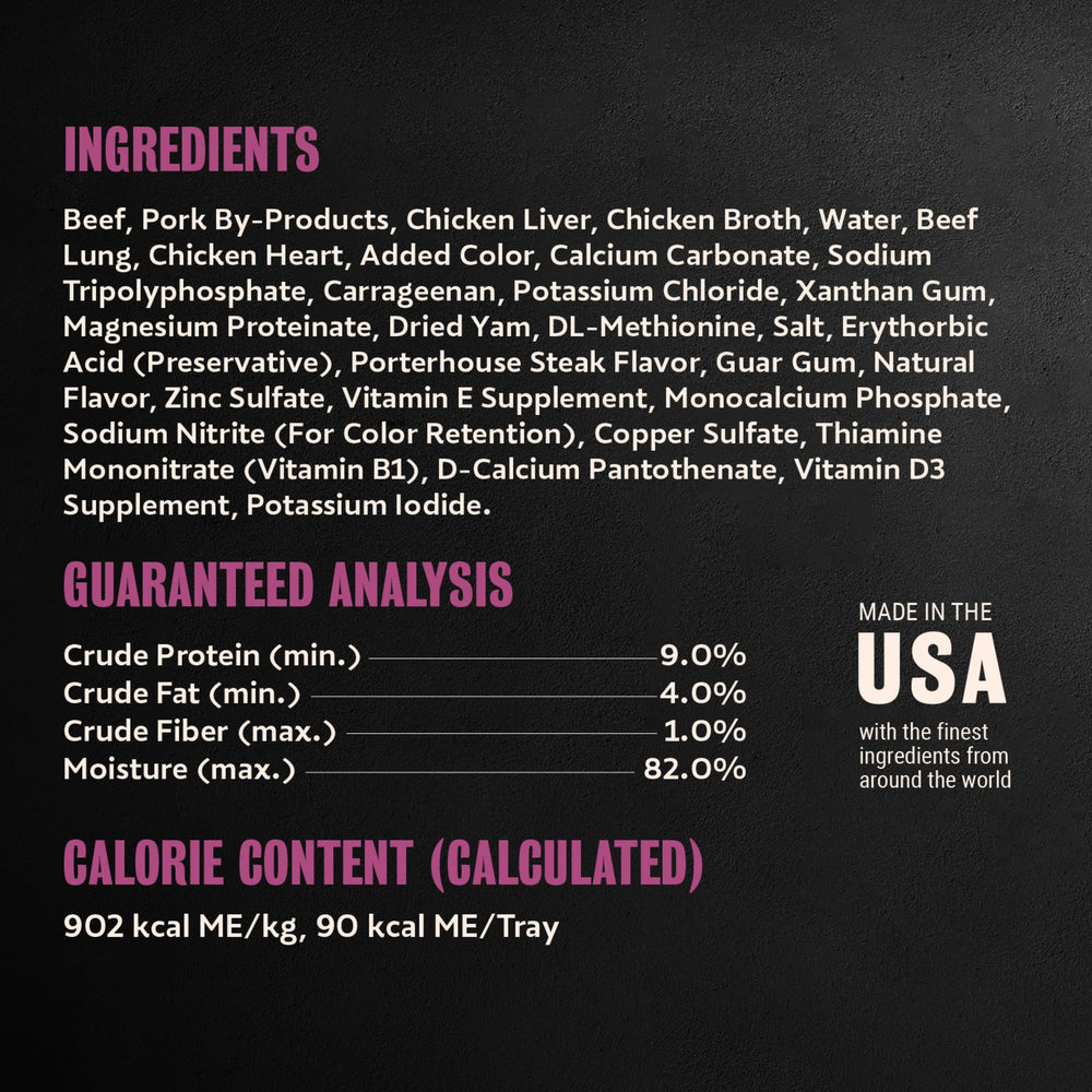 Cesar Classic Loaf wet dog food shown as a topper on dry dog food.