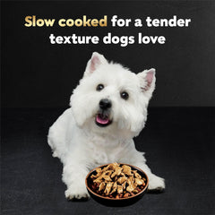 Cesar Filets in Gravy wet dog food in Rotisserie Chicken flavor.