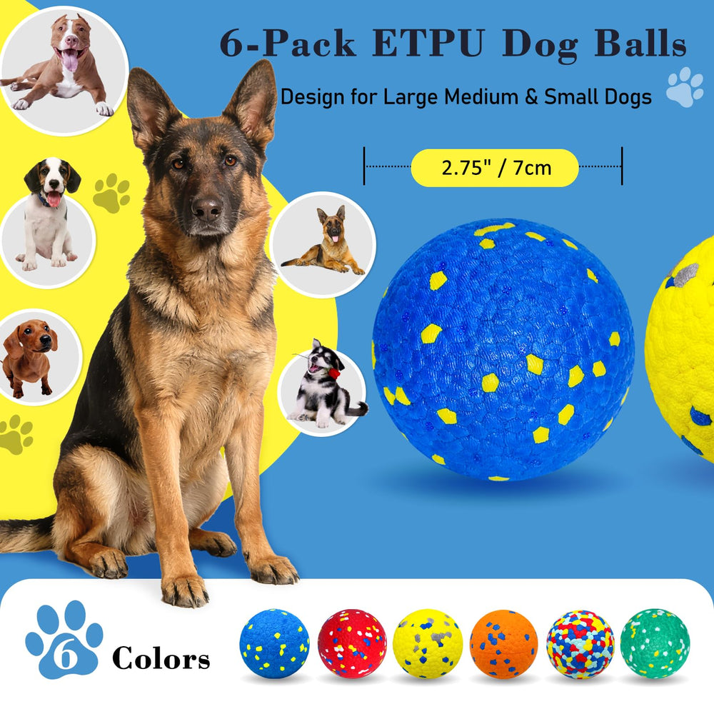 CHEODIN dog ball close-up showing its ETPU surface.