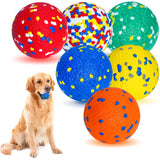 CHEODIN dog balls shown together as a six-ball set in bright colors.