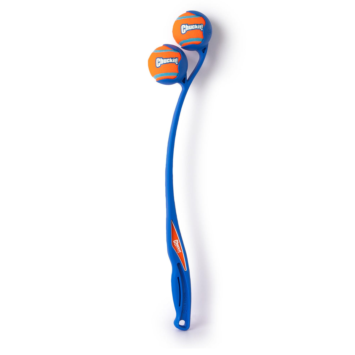 Chuckit! Duo 22M Double Launcher shown from the front.