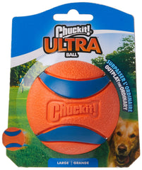 Chuckit! Ultra Ball Large shown in a close-up view.