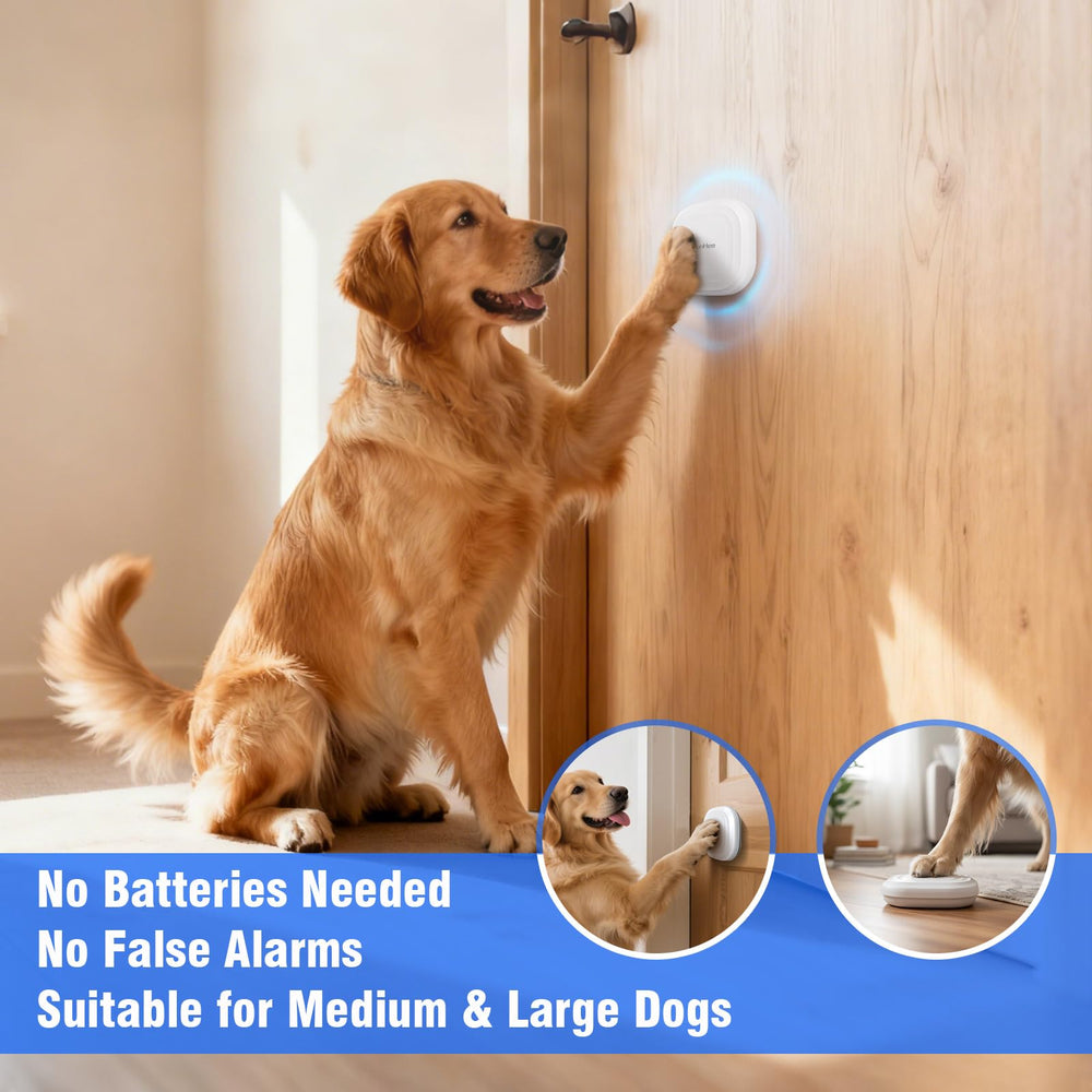 ChunHee dog door bell two-button set shown together.