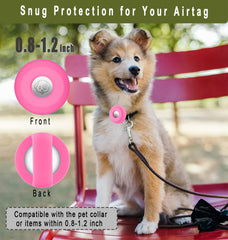 Cibaabo Silicone AirTag Holder with a close view of its silicone case.