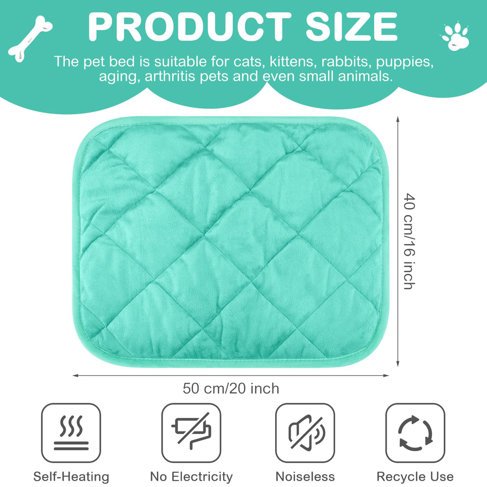 Clysee self-warming pet mats shown as a four-mat pack.