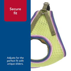 Coastal Li’l Pals Comfort Mesh Dog Harness showing its step-in design.
