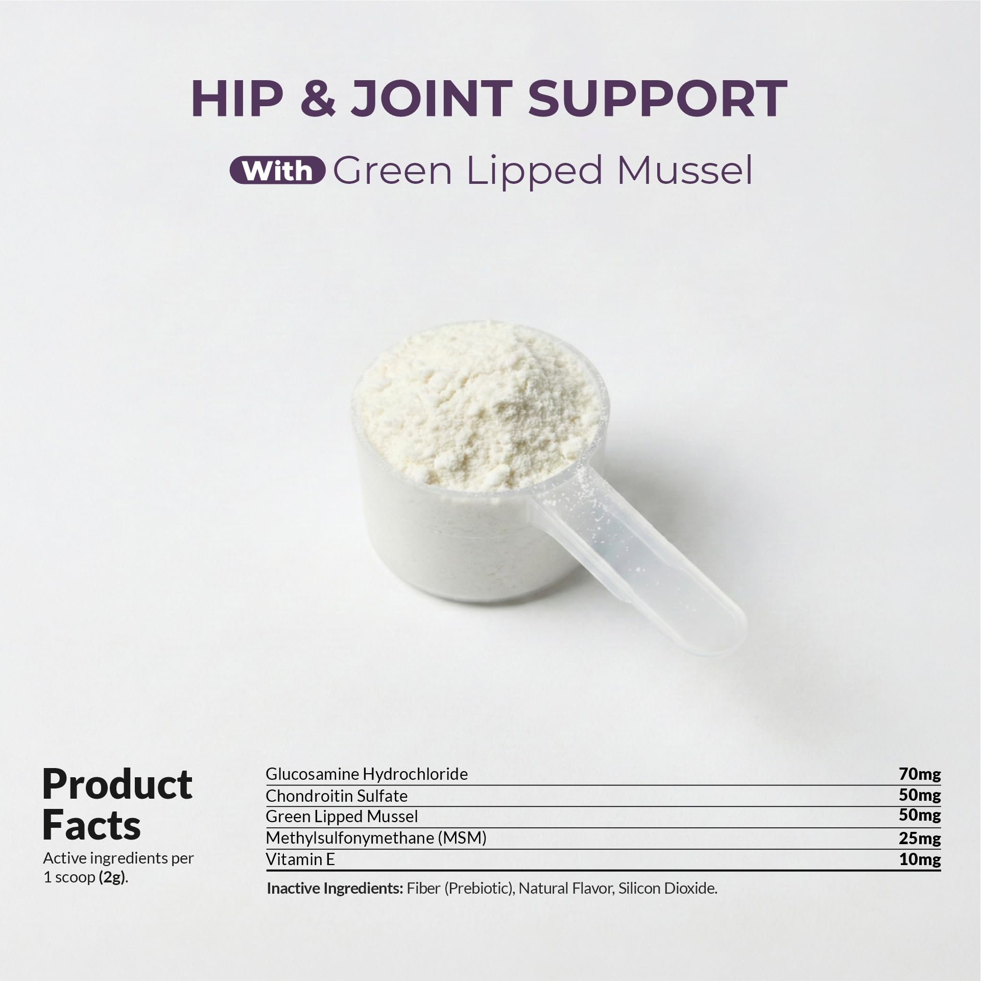Coco and Luna Hip & Joint Powder for Cats shown from an alternate product angle.