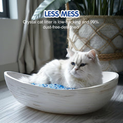 COCOYO Crystal Cat Litter value pack showing its four bags.