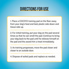 COCOYO Dog Training Pads pack showing the included pads.