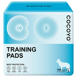 COCOYO Dog Training Pads shown with the value pack packaging.