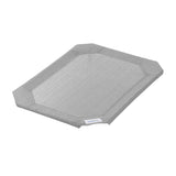 Coolaroo Original Pet Bed Replacement Cover shown from the front in grey.