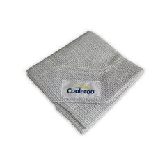 Coolaroo Original Pet Bed Replacement Cover with a close view of its knitted nylon canvas.