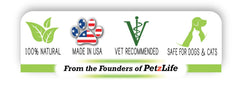 CORE Pet Complete Oral Care salmon gel shown in a close-up detail.