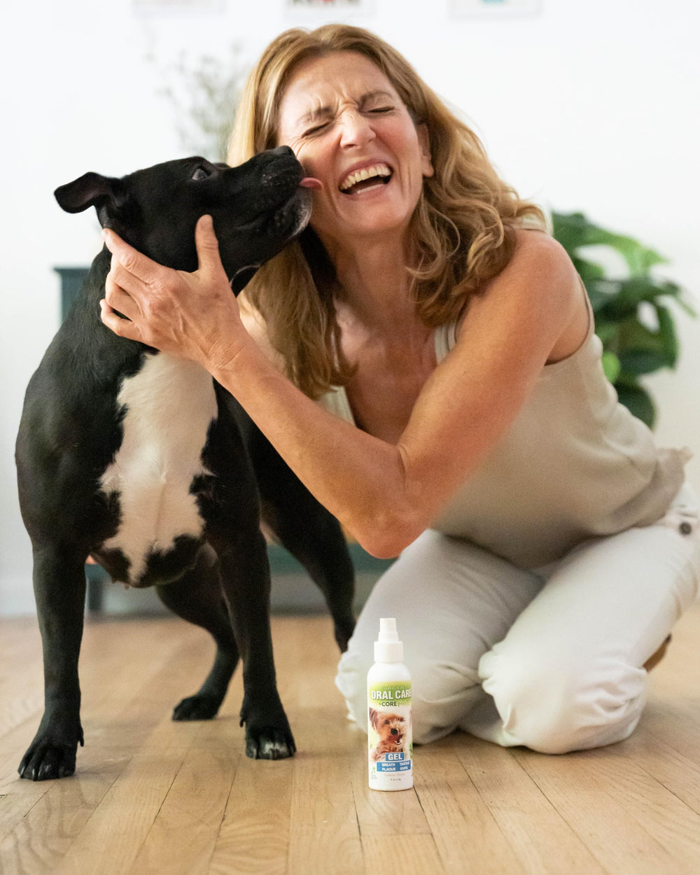 CORE Pet Complete Oral Care salmon gel shown from an alternate package angle.