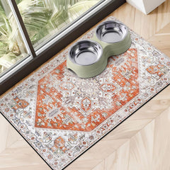 Cuslnox pet feeding mat shown from the front.
