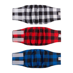 CuteBone male dog diaper belly band shown from the front.