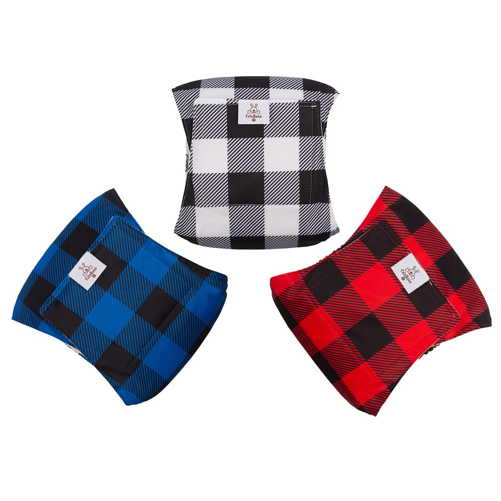 CuteBone male dog diaper close-up of its waterproof outer shell.