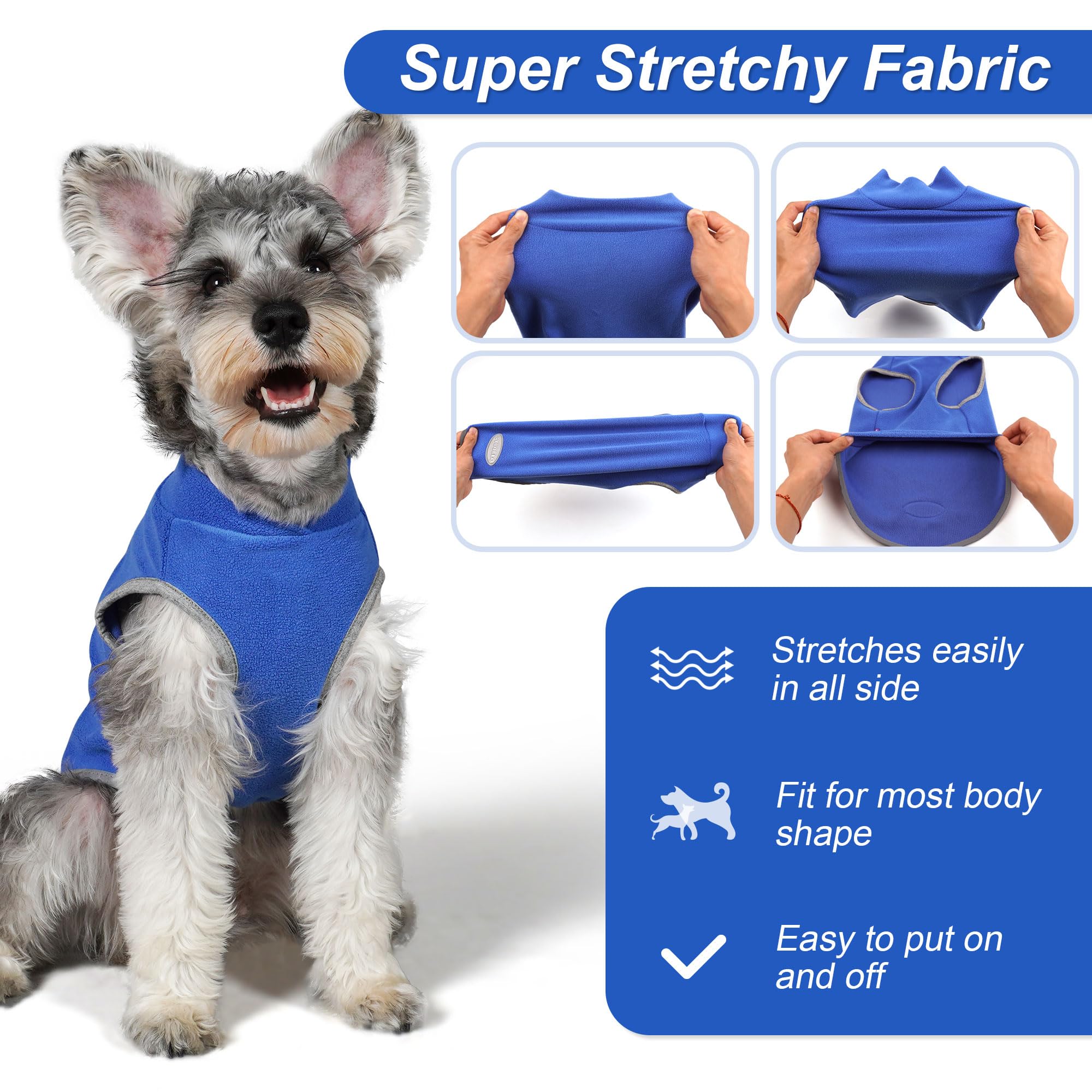 cyeollo two-piece dog sweater set shown together.