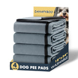 DAHAPYBOO washable dog pee pads shown from the front as a pack.