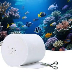 Demiwise Aquarium Polishing Filter Pad shown as a full filter-floss sheet.