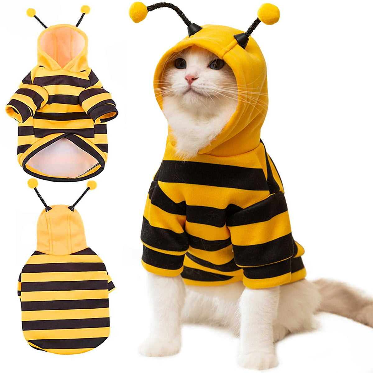 DENTRUN cat sweater shown from the front.