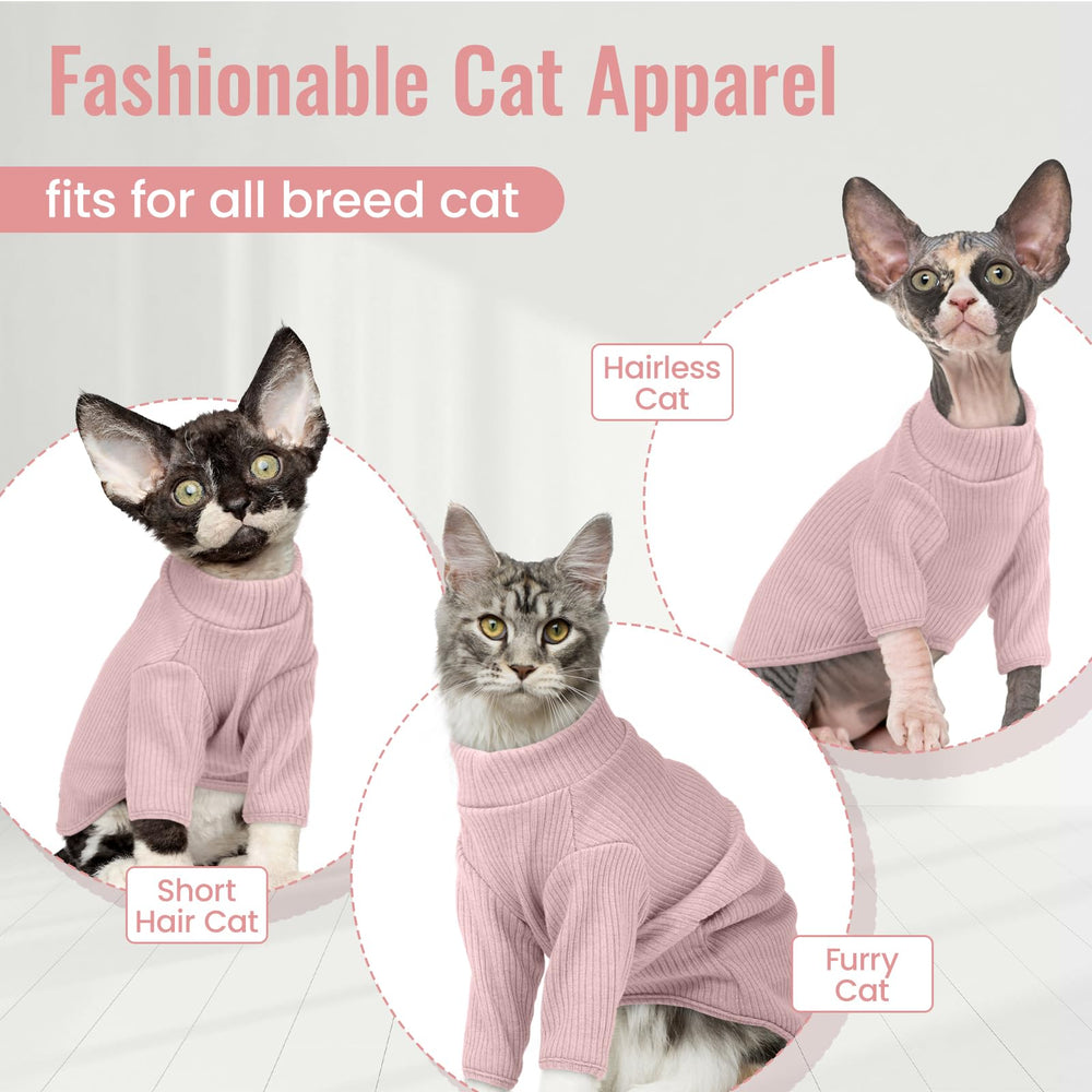 DENTRUN hairless cat shirt fabric close-up showing its cotton texture.